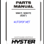 Hyster S50CT, S50CT2 (B267) Forklift Parts Manual