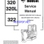 Bobcat 320 Excavator Service Manual (6901062) (SN 223811001-223899999)