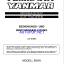YANMAR B55W BEDIENUNGS- UND WARTUNGSANLEITUNG