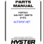 Hyster S40-70FT, S55FTS (F187) Forklift Parts Manual