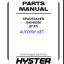 Hyster S40, S65XM (D187) Spacesaver Forklift Parts Manual