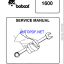 Bobcat 1600 Loader Articulated Service Manual (6566906) (SN 503111001-503199999)