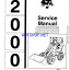 Bobcat 2000 Loader Articulated Service Manual (6566180) (SN 502111001-502199999)