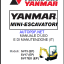 YANMAR SV15 ,SV17, SV17EX MANUALE D’USO E DI MANUTENZIONE