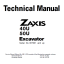 ZX40U,ZX50U Technical manual (Serial No. 007001 and up)