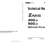 ZX40U-2,ZX50U-2 Technical Manual