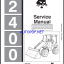 Bobcat 2410 Loader Articulated Service Manual (6720455) (SN 509212001-509212999)