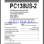 Komatsu PC138US-2 HYDRAULIC EXCAVATOR Operation and Maintenance Manual(UEAM004101)