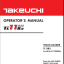 Takeuchi TL11R3 Track Loader Operators Manual (AAC1EN003)