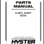 Hyster S135FT, S155FT (E024) Forklift Parts Manual