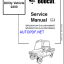 Bobcat 2200 Utility Vehicle Service Manual (6903129) (SN 235311001-235312999)