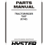 Hyster T5XT (E142) Tractor Rider Parts Manual