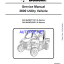 Bobcat 3600 Utility Vehicle Service Manual (6990371) (SN AVW211001-AVW299999)