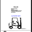 Clark EC20, EC25, ECS30 36-48 Volt W Model 210 Control Forklift Planned Maintenance and Adjustment Procedures Manual (PMA385)