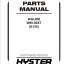 Hyster W60-80XT (E135) Walkie Parts Manual