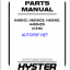 Hyster H400HD, H400HDS, H450HD, H450HDS (C236) Forklift Parts Manual