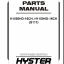 Hyster H1050HD-16CH, H1150HD-16CH (G117) Forklift Parts Manual