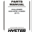 Hyster H800, H970E, H1050EH (D117) Forklift Parts Manual