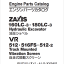 ZX160LC-3,ZX180LC-3 ISUZU 4JJ1-XYSA01 Engine Parts Catalog