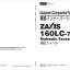 ZX160LC-7 Equipment Components Parts Catalog