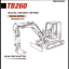 Takeuchi TB260 Mini Excavator Operators Manual (AQ1E900)