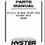 Hyster R1.4-1.6 - R1.6HD - R1.6N - R2.0 R2.0HD - R2.5 (D435) Parts Manual