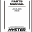 Hyster J30, J35, J40XN (A935) Forklift Parts Manual
