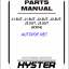 Hyster J1.5UT, J1.8UT, J2.0UT, J2.5UT, J3.0UT, J3.5UT (A3C4) Forklift Parts Manual