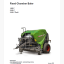 Fendt 1125F, 2125F, 2125F Profil Fixed Chamber Baler Operator's Manual