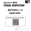 EX2000-7 Operator's Quick Visual Inspection (LOADER FRONT)