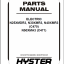 Hyster N25XMDR3, N30XMR3, N40XMR3 (C470), N50XMA3 (C471) Forklift Parts Manual