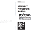 EX2600-7 (Cummins FCO) ASSEMBLY PROCEDURE MANUAL