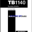 Takeuchi OPERATORS MANUAL TB1140 AN0F003 SN 51400007-(FRENCH)