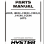 Hyster J80XN, J90XN, J100XN, J100XLN, J110XN, J120XN (A970) Forklift Parts Manual
