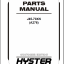 Hyster J45, J70XN (A276) Forklift Parts Manual