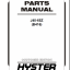 Hyster J40-65Z (B416) Forklift Parts Manual