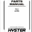 Hyster H1050HD-CH, H1150HD-CH (E117) Challenger Forklift Parts Manual