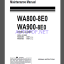 Komatsu WA800-8E0,WA900-8E0 WHEEL LOADER Operation Maintenance Manual(EENAM03940)