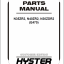 Hyster N35ZR2, N40ZR2, N30ZDR2 (E470) Forklift Parts Manual