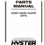 Hyster N35ZR, N40ZR, N30ZDR (D470) Forklift Parts Manual