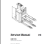 BT SSE160D Pedestrian Stacker Master Service Manual