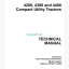 John Deere 4200 4300 and 4400 Compact Utility Tractors Technical Manual (TM1677)