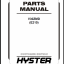 Hyster V30ZMD (E210) Forklift Parts Manual