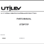 Hyster UT50P, UT70P Forklift Parts Manual