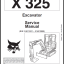 Bobcat 325 Excavator Service Manual (6724480) (SN 514011001-514012999)