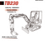 Takeuchi TB230 Mini Excavator Operators Manual (AE8E908)