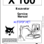 Bobcat 100 Excavator Service Manual (6570483) (SN 504911001-504911999)