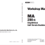 MA200-G Technical Manual Troubleshooting