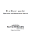 Takeuchi TSR70, TSR80 Skid Steer Loader Operation and Maintenance Manual (7005-981)
