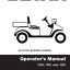 Clark CBX, TRX, FBX Electric Burden Carrier Operators Manual (UM-744)